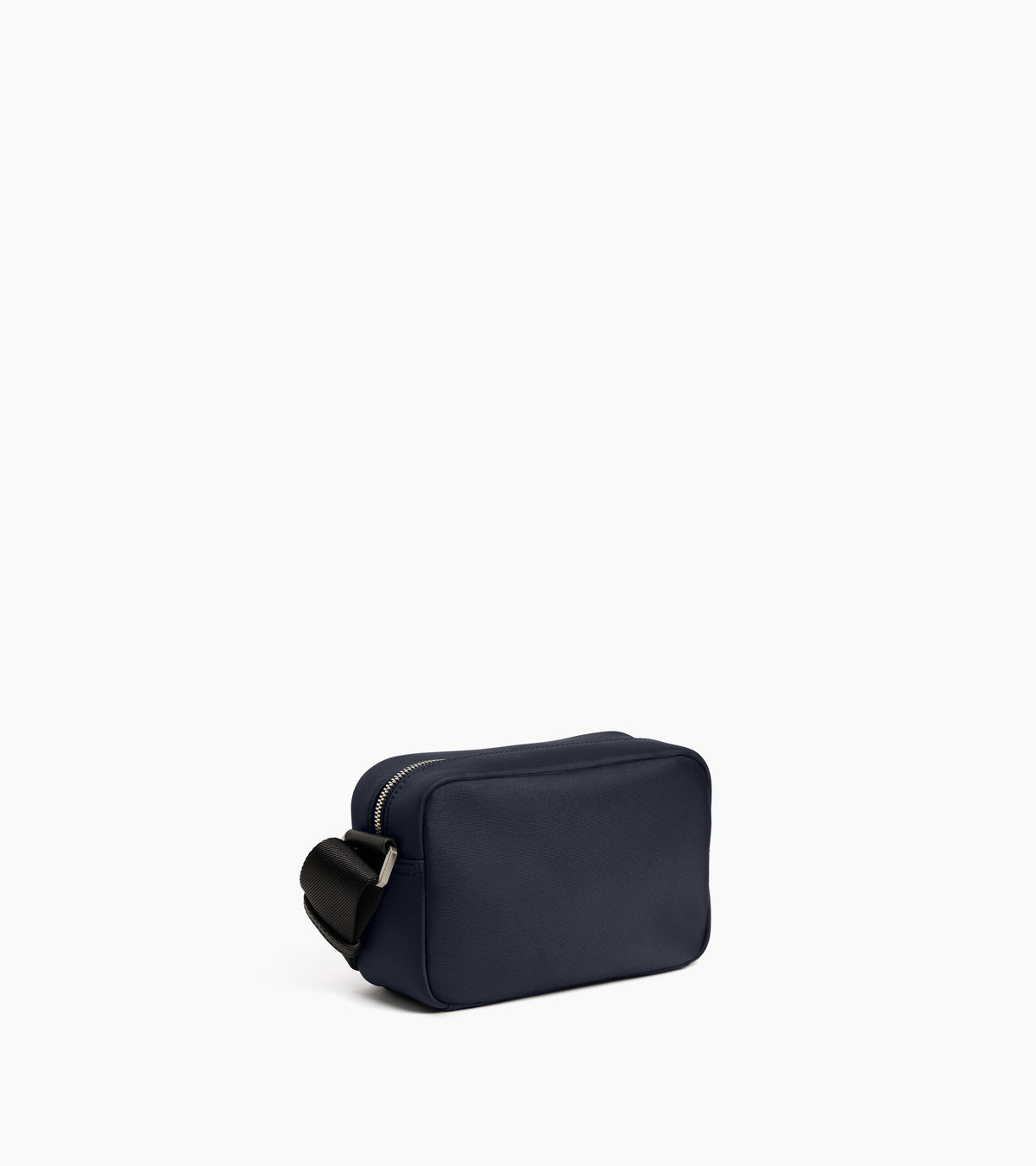 Petit sac bandoulière Basile en toile nylon et cuir lisse