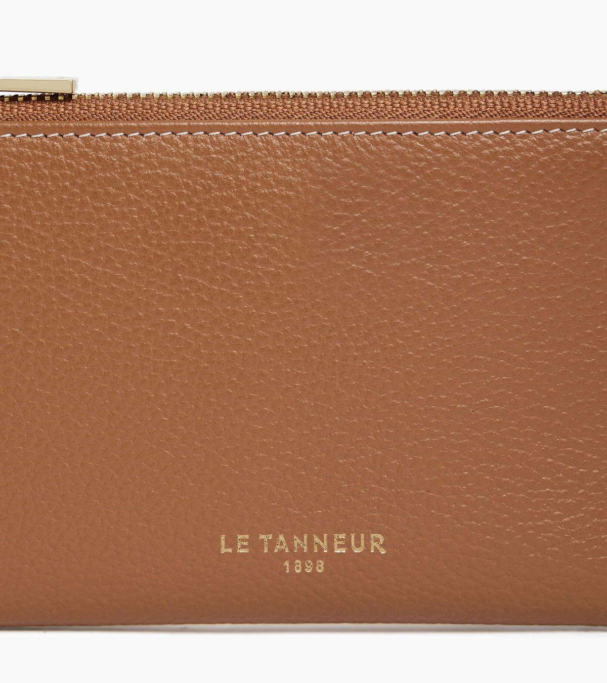 Etui clés zippé Albertine en cuir grainé