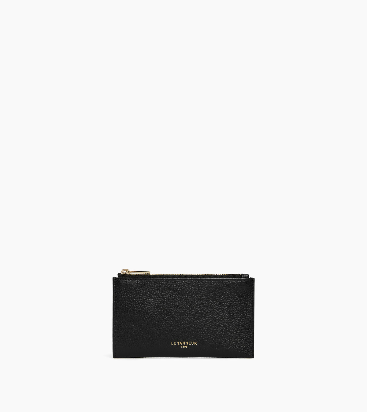 Etui clés zippé Albertine en cuir grainé