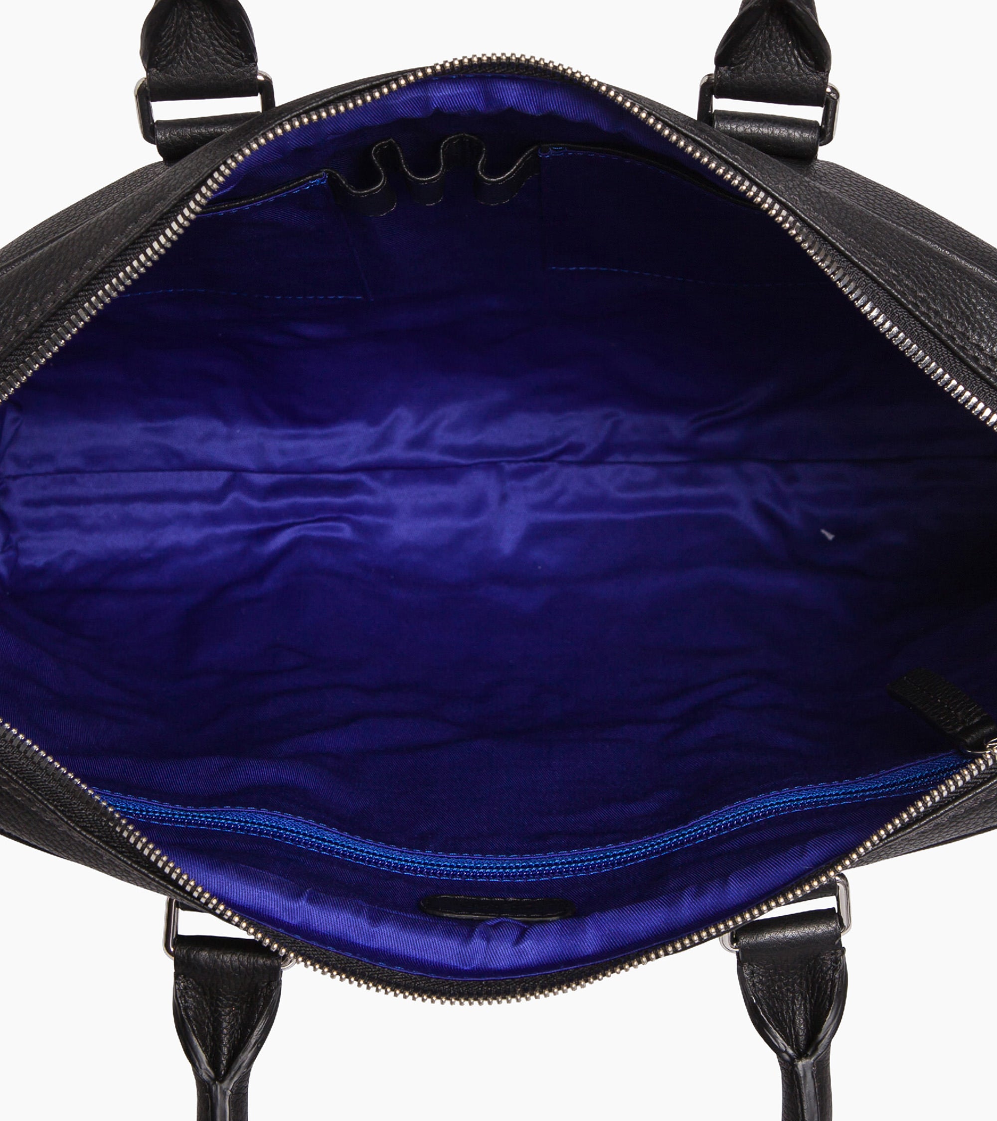 Charles 15" briefcase in grained leather small size