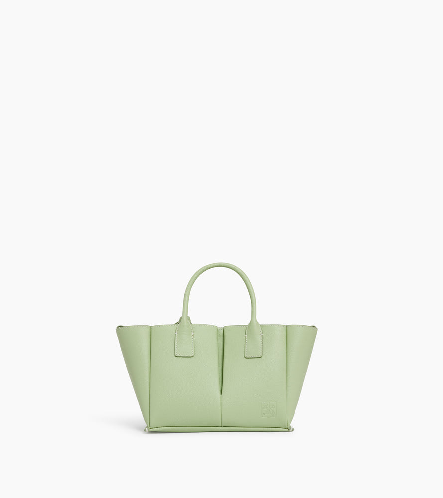 Petit sac à main Elena en cuir grainé
