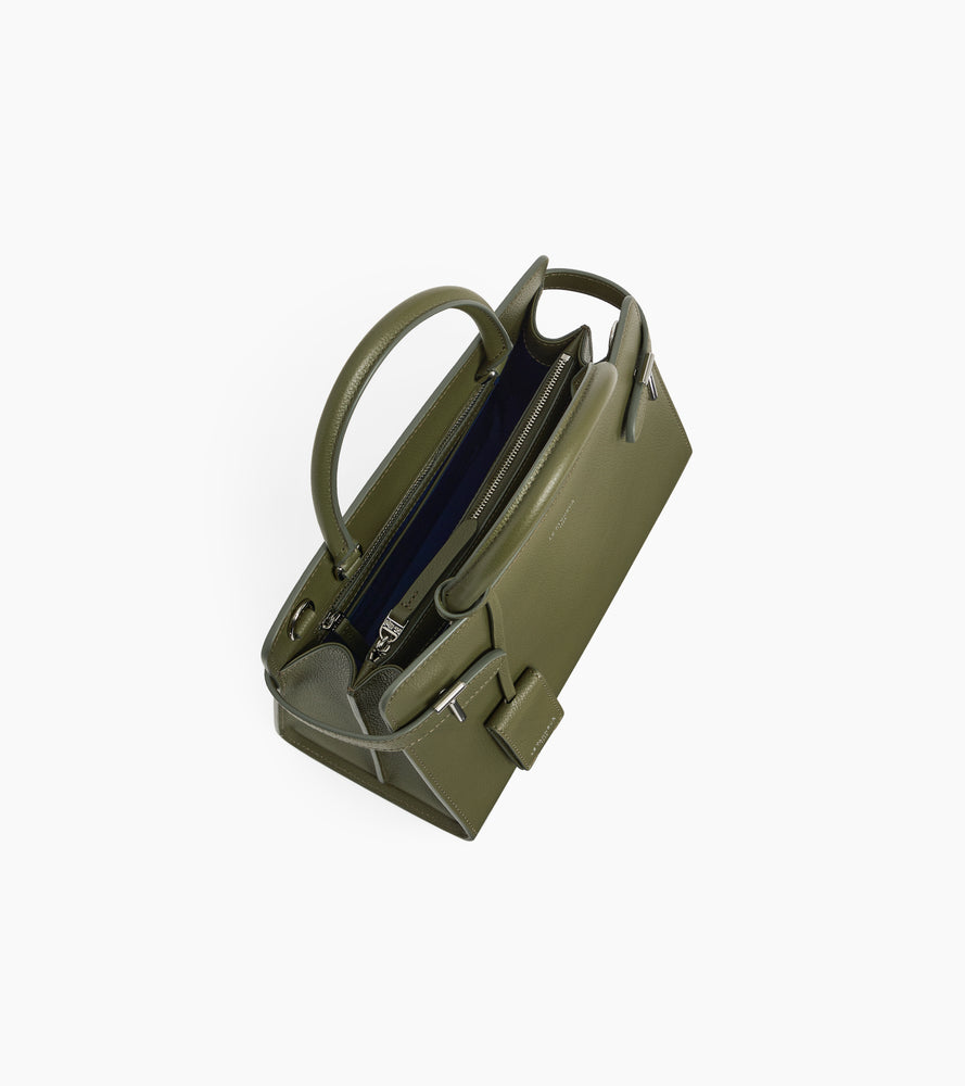 Sac à main moyen modèle Emilie en cuir grainé