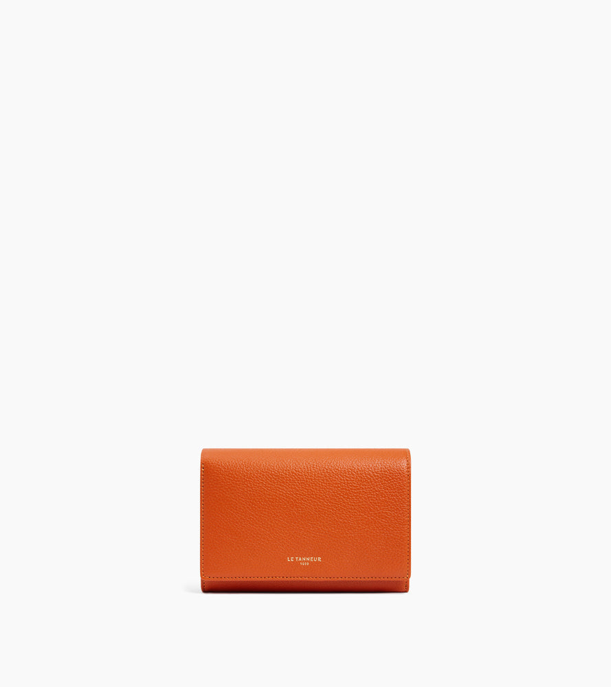 Portefeuille Emilie en cuir grainé