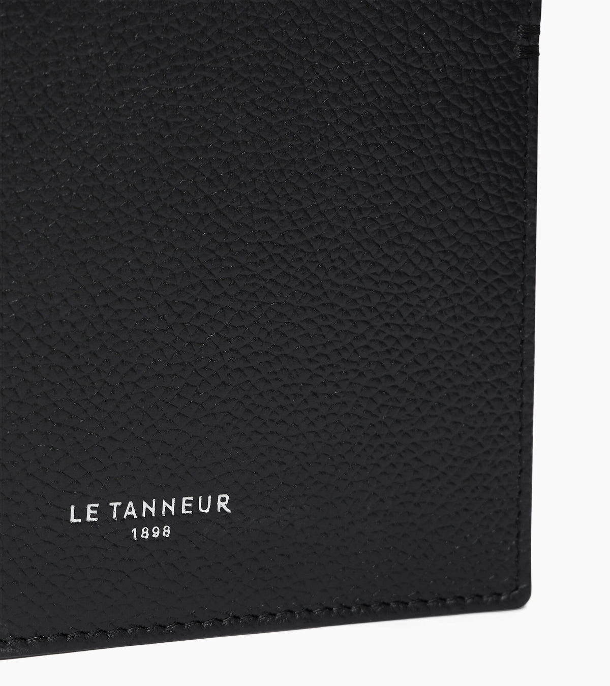 Bifold-Brieftasche im Querformat Lucien aus genarbtem Leder
