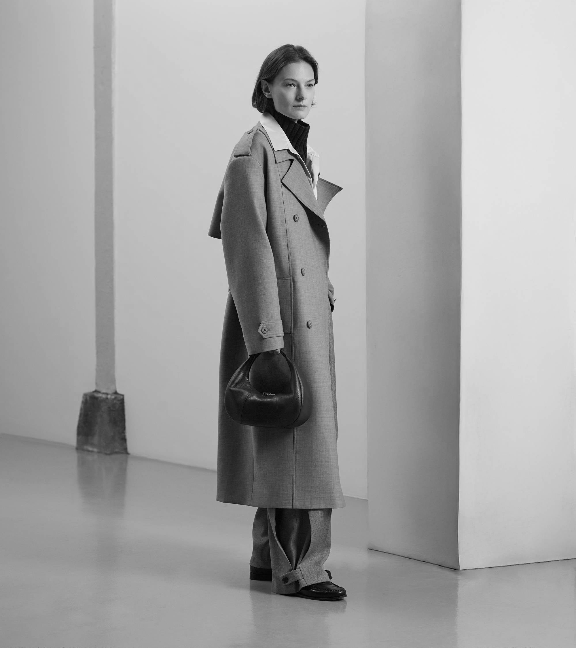 Petit sac hobo Juliette en cuir grainé