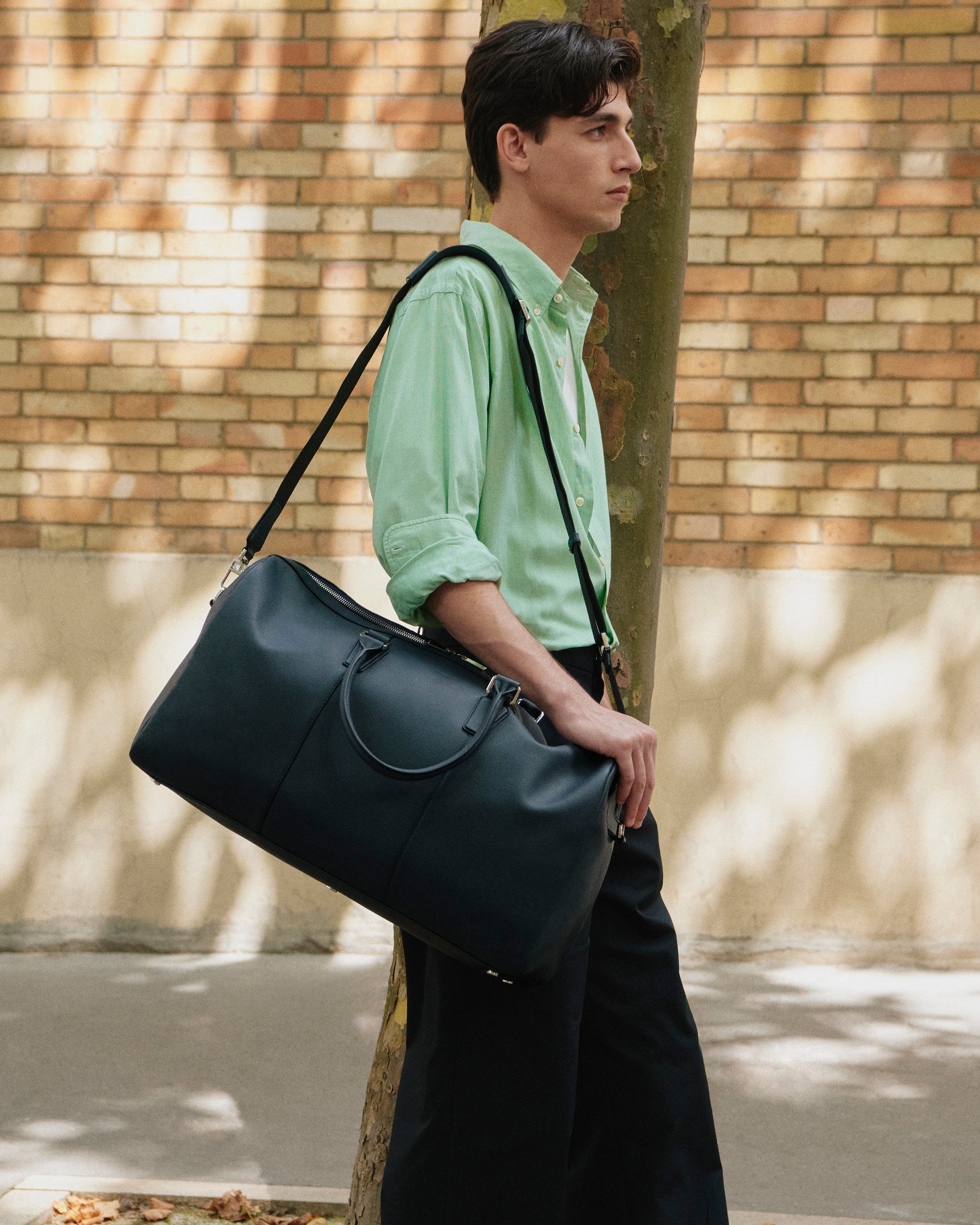 Sac de voyage 48h Marceau en cuir grainé