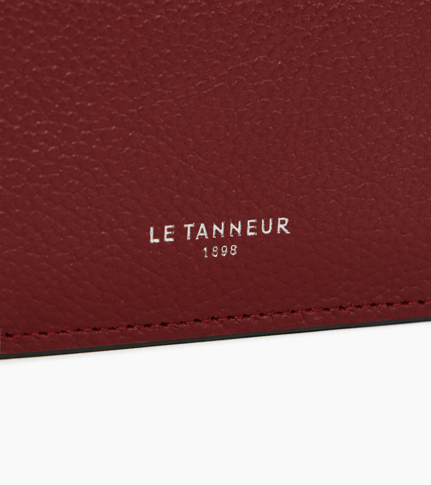 Porte cartes Emile en cuir grainé