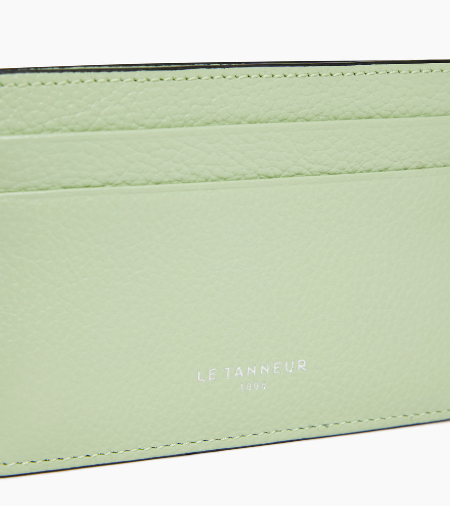 Porte cartes Emile en cuir grainé