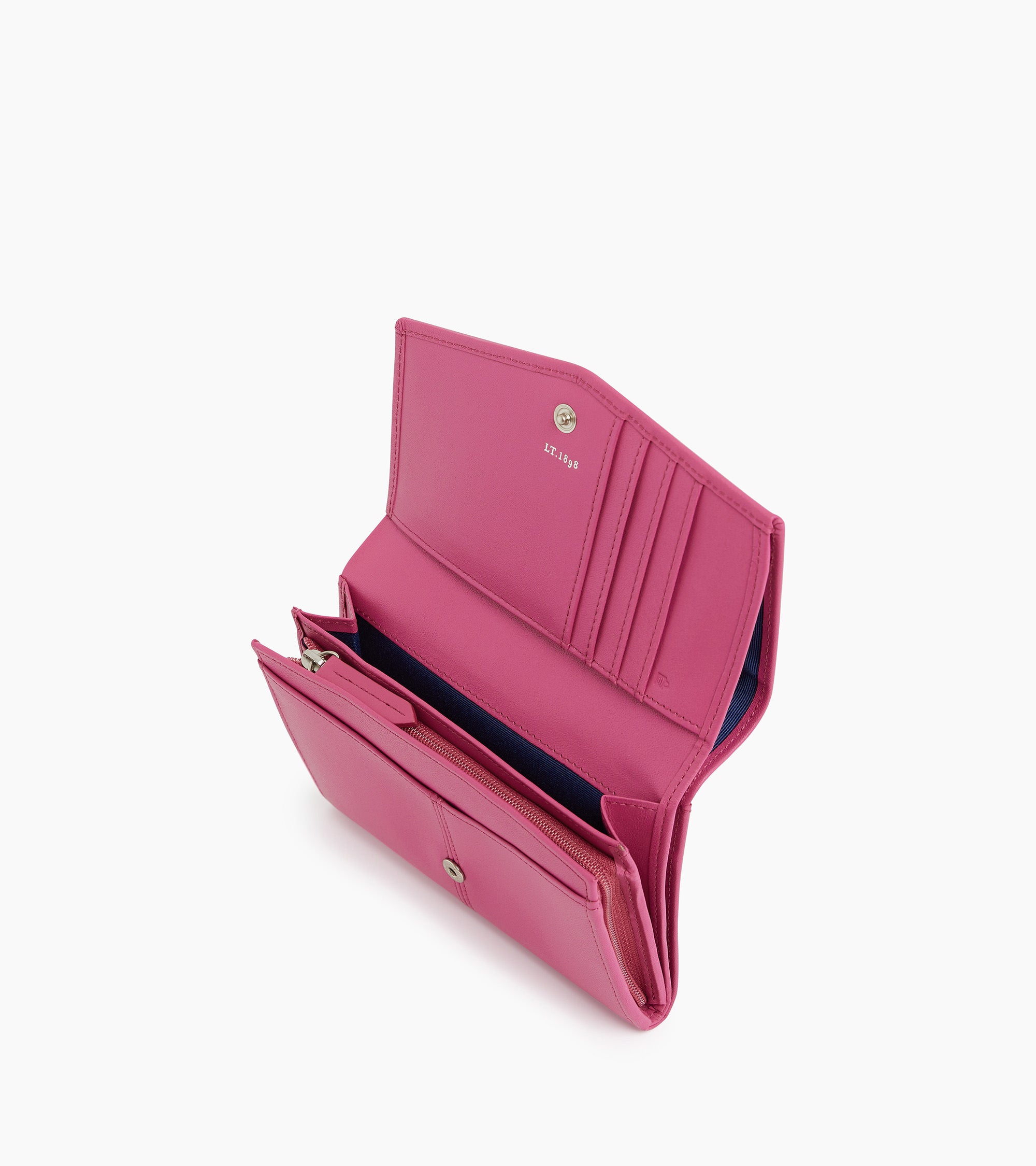 Medium Charlotte wallet in smooth leather