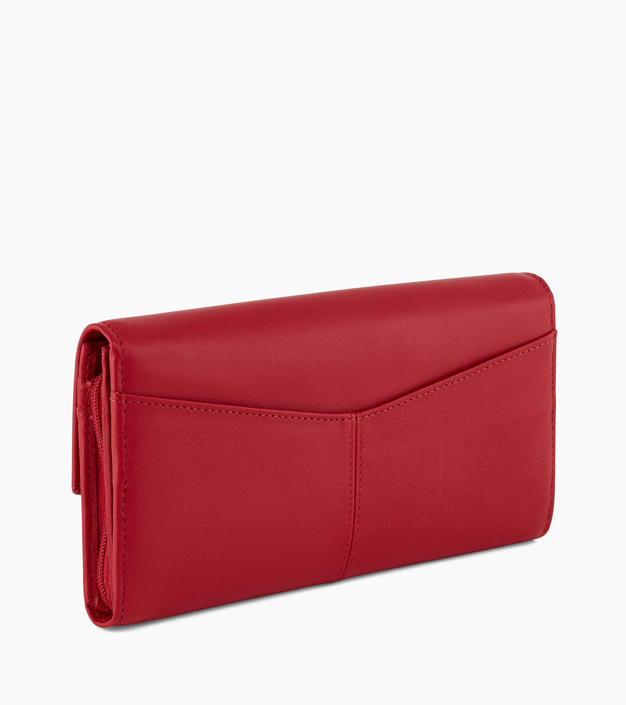 Large Charlotte wallet in smooth leather